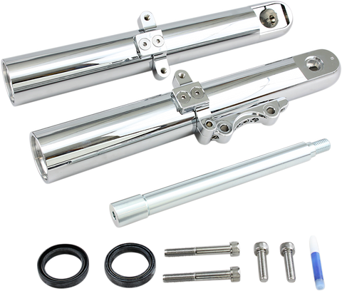 Fork Legs - Chrome - Hot Legs - Custom Single Disc - Smooth - &