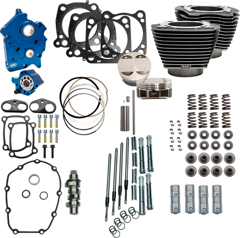 Power Pack - 4.500" Stroke - Water Cooled - Black Granite w/Highlights - M8