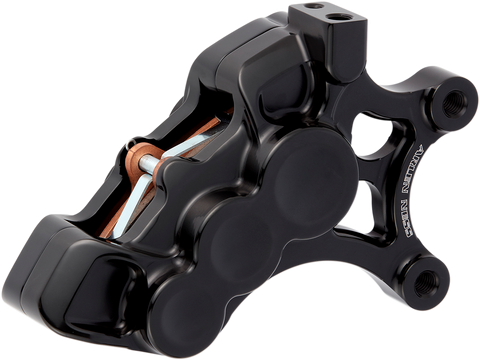 6-Piston Caliper - Front Right - Black - 14"