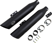 Slash Cut Mufflers - 50 State - Black