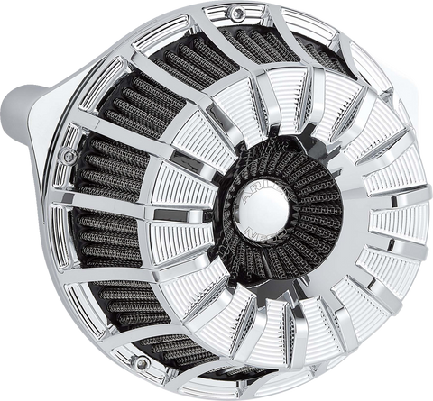 Inverted Series Air Cleaner Kit - 10-Gauge - Chrome