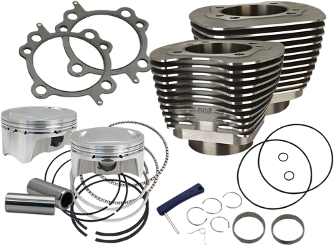 4" Big Bore Bolt-In Sidewinder® Cylinder Kit - 100" - Black