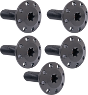 Bolt Kit - Holeshot/Front/Floating/Brake Rotor - Spoke Mount - Black - 5 Pack