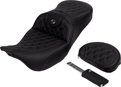 Roadsofa™ Seat - with Backrest - Dark Gray Stitch - FL &