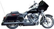 4-1/2" MK45 Performance Mufflers - Black with Black Thruster