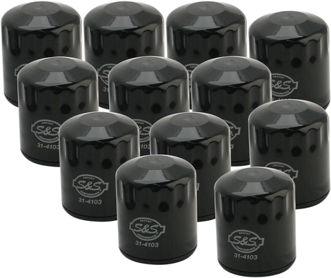 Oil Filters - Black - 12-Pack