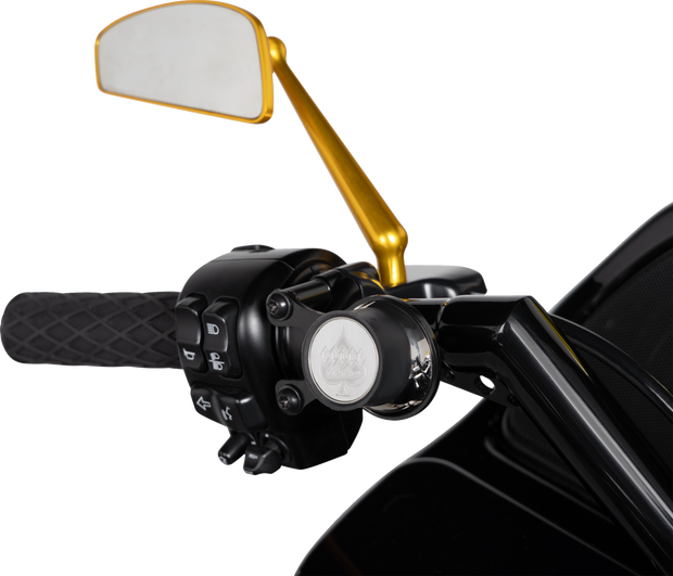 Mirror - Tearchop - Side View - Teardrop - Gold - Left