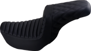 Step-Up Seat - Front Tuck-n-Roll/Rear Lattice Stitch - Black