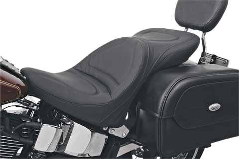 Seat - Explorer™ - Without Backrest - Stitched - Black - Softail