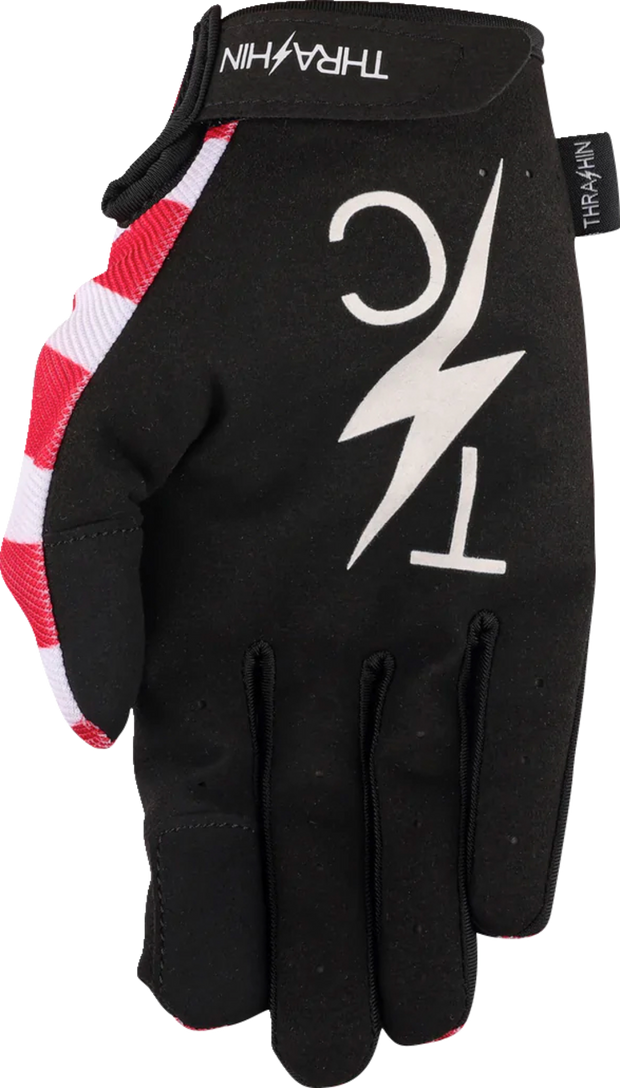 Stars & Bolts Stealth Gloves - Red/Blue - Medium