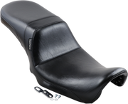 Daytona 2-Up Seat - Without Backrest - Smooth - Black - Dyna '06-'17