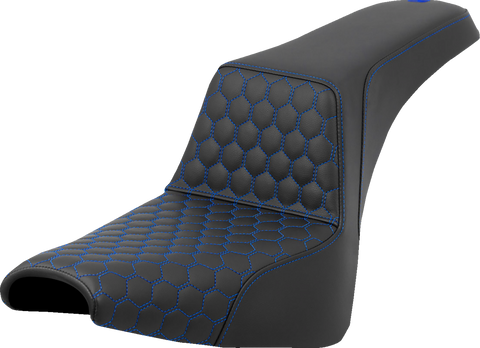 Step-Up Seat - Honeycomb - Blue Stitching - FXBB/FXST &