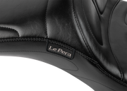 Maverick Daddy Long Legs Seat - With Backrest - Black - FLH/FLT '23-'24