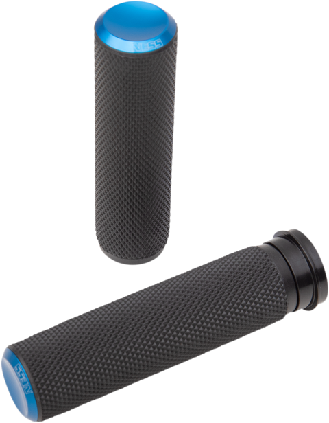 Knurled Grips - TBW - Blue