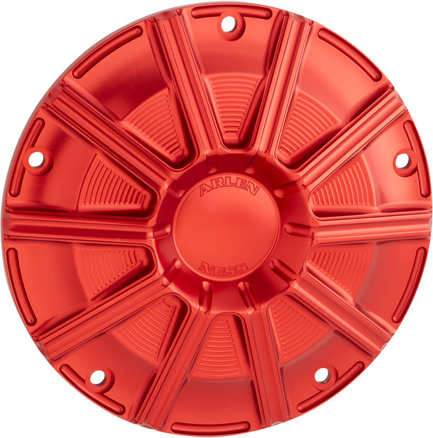 10-Gauge Derby Cover - Red - Touring/Trike