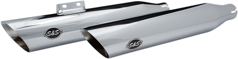 Slash Cut Race Mufflers - Chrome