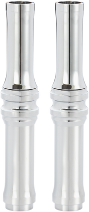 Pushrod Tube Cover Kit - 10 Gauge® - Chrome - M8