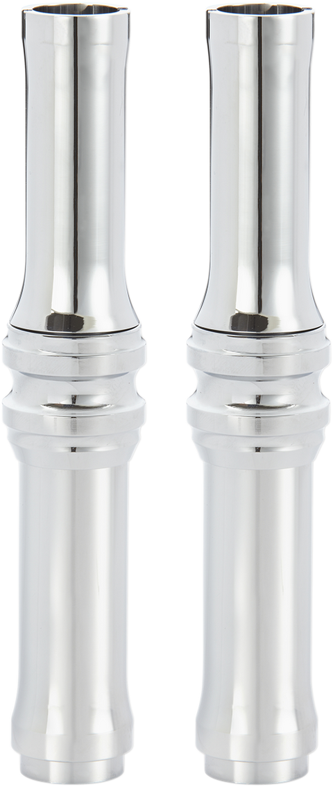 Pushrod Tube Cover Kit - 10 Gauge® - Chrome - M8