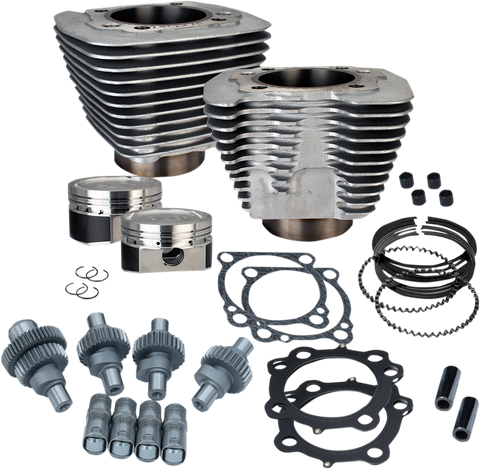 Hooligan Kit - 883 cc to 1200 cc - Silver Powdercoat - Sportster