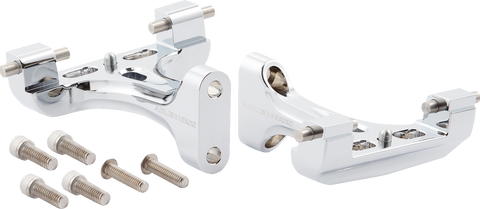 Forged Floorboard Mounts - Passenger - Chrome