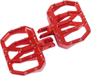 Mini Aggressor Floorboards - Red - Front
