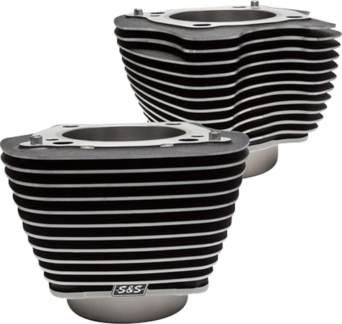 Cylinder Set - 4.25" Bore - Unhoned - Wrinkle Black w/Highlights - M8