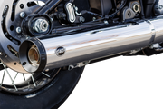 Grand National Slip-On Muffler - 50 State - 4" Chrome - M8 Softail