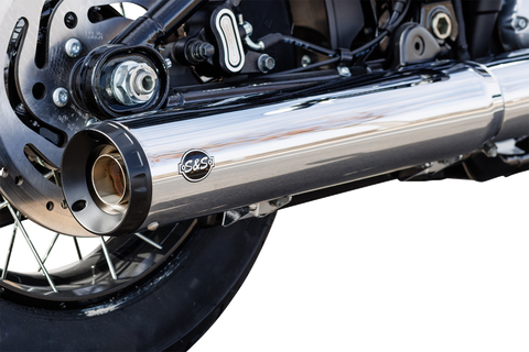 Grand National Slip-On Muffler - 50 State - 4" Chrome - M8 Softail