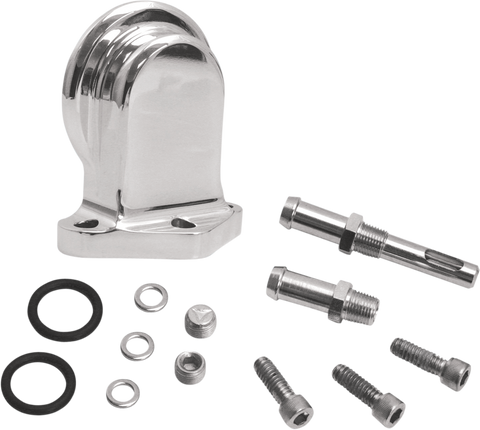 Oil Filter Mounting Bracket Kit - Polished