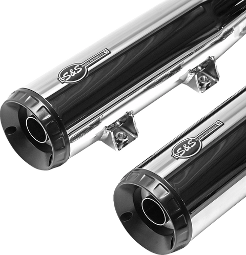 Grand National Slip-On Mufflers - Chrome - Race Only