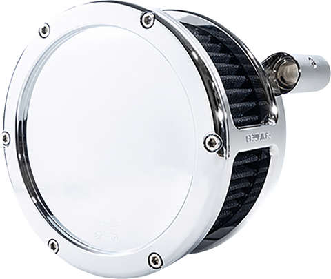 BA Air Cleaner Kit - Chrome with Black Filter - &