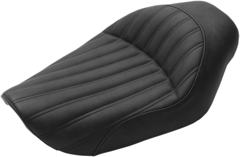 Knuckle Solo Seat - Ribbed - Black - FXD &