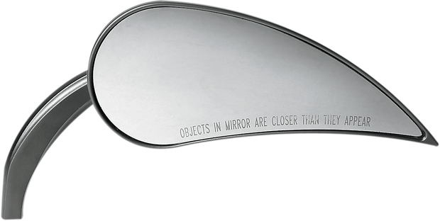 Mirror - Rad III - Side View - Teardrop - Black - Right