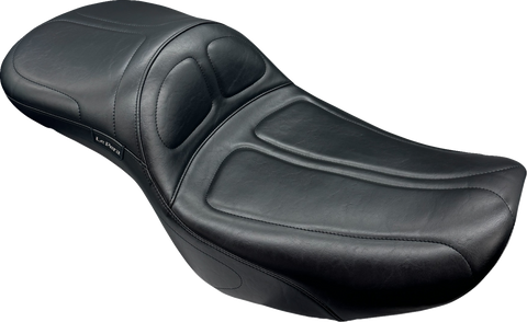 Maverick Daddy Long Legs Seat - Without Backrest - Black - FLH/FLT &