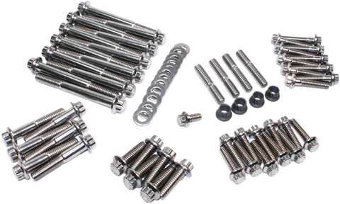 Fastener Kit - External Engine - 12-Point - Twin Cam