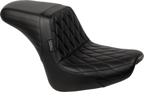 Kickflip Seat - Diamond - Black - Softail &