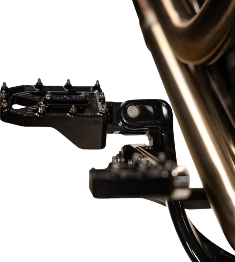 Aggressor Footpegs - Rear - Black