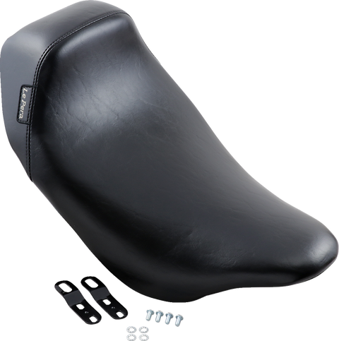 Bare Bones Solo Seat - Smooth - Black - FL &