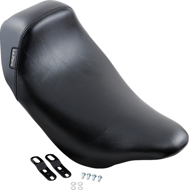 Bare Bones Solo Seat - Smooth - Black - FL &