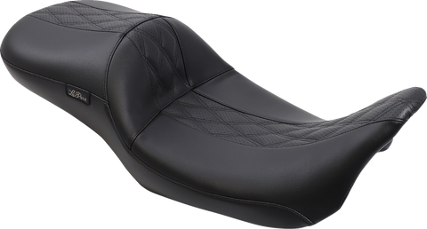 Maverick Daddy Long Legs Seat - Black w/ Black HR Inlay - Double Diamond - FL &