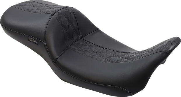Maverick Daddy Long Legs Seat - Black w/ Black HR Inlay - Double Diamond - FL &