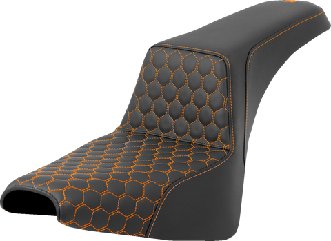 Step-Up Seat - Honeycomb - Orange Stitching - FXBB/FXST &