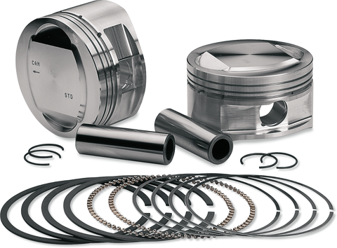 Piston Kit - For 95" Big Bore Kit - 3.875" - Standard
