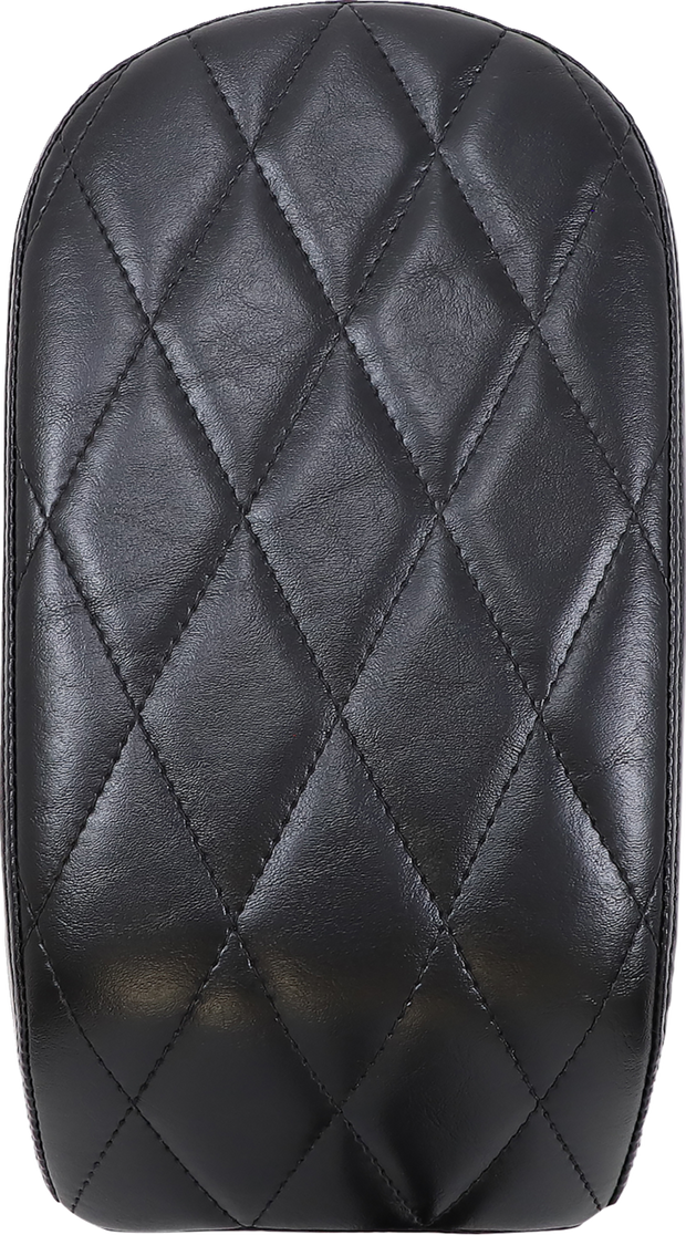 Bare Bones Pillion Pad - Diamond - Black - FL/FX &