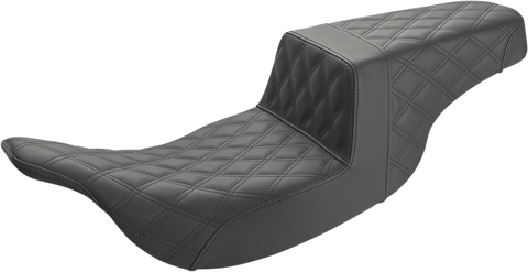 Step-Up Seat - Full Lattice Stitch - Black