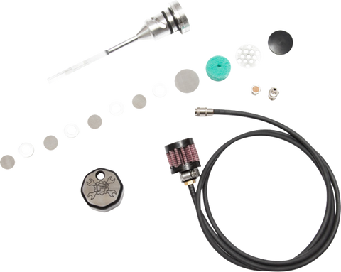 Vented Dipstick - Black - M8 Softail