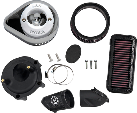 Stealth Air Cleaner Kit with Cover - Chrome - Indian