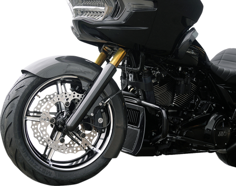 Wheel with Hub/Adapter - Factory 24 - Front - Black/Contrast Cut - 18x5.5