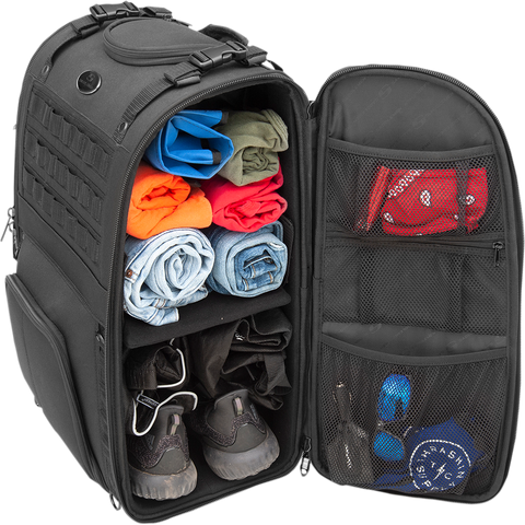 S3500 Tactical Sissy Bar Bag - Black