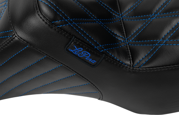 Tailwhip Seat - Blue Double Diamond Stitch - FLH/FLT -&